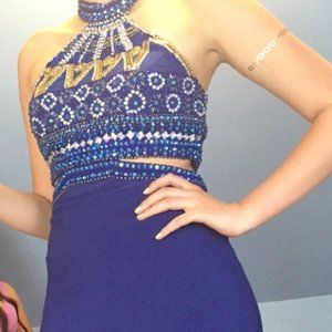 Sapphire Blue Gem Gown